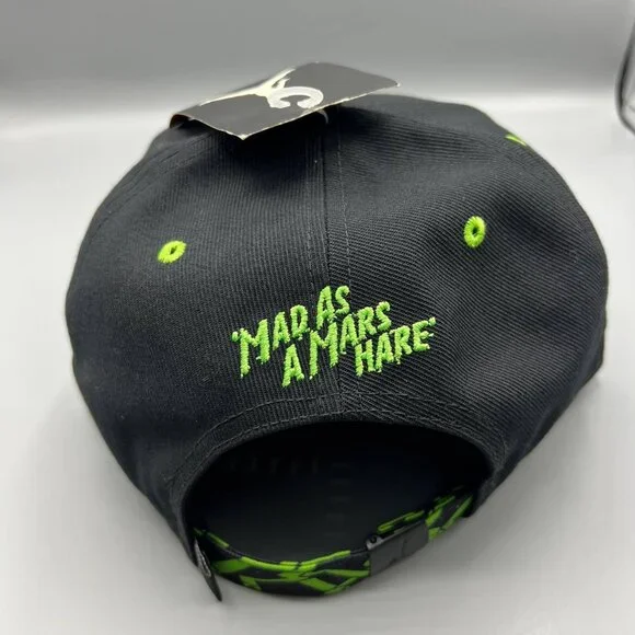 Air Jordan Hat Men Black Green Mad as a Mars Hare Jumpman Strap‎ Back Cap New